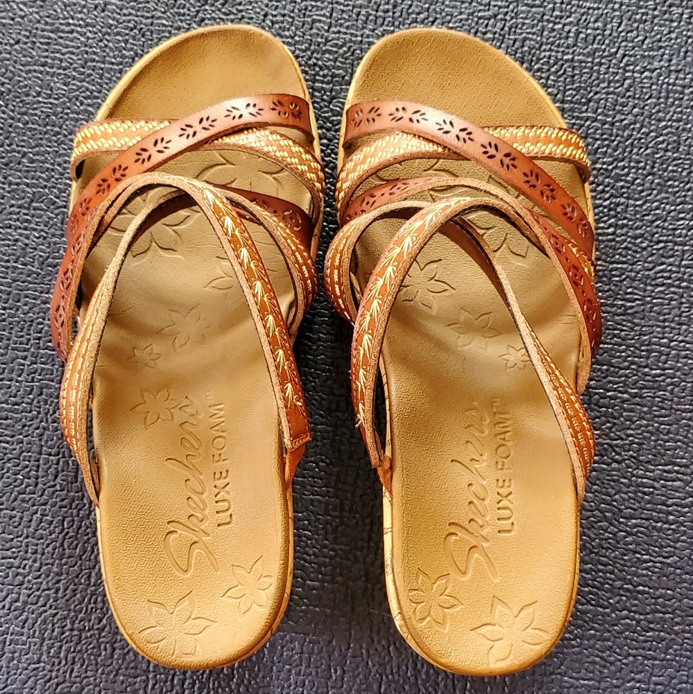 Sketchers Beverlee - Clicky Vibes women heel sandals